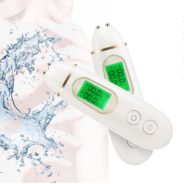 Skin Moisture Tester Digital Display Facial Skin Moisture Oil Analyzer